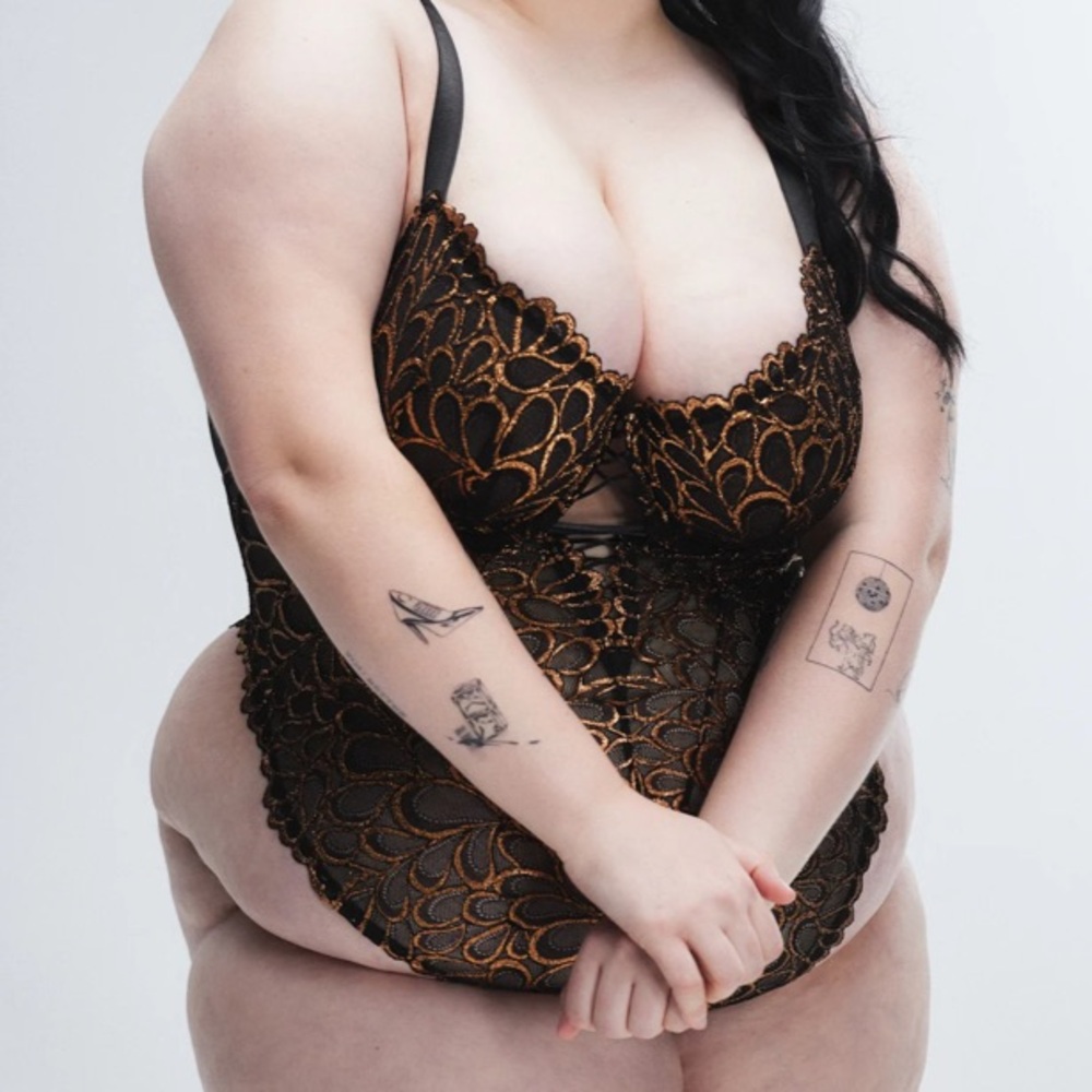 NWT Savage X Fenty Savage Not Sorry Underwire Teddy 1X Z59 - Picture 4 of 6